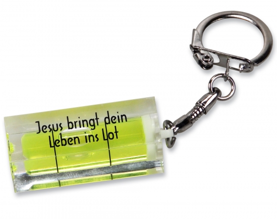 Schlüsselanhänger "Mini-Wasserwaage"