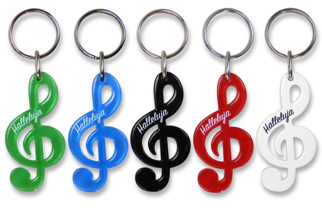 Schlüsselanhänger "Notenschlüssel"