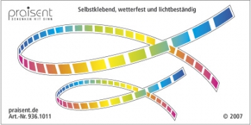 Aufkleber-Set "Fisch" - Regenbogen