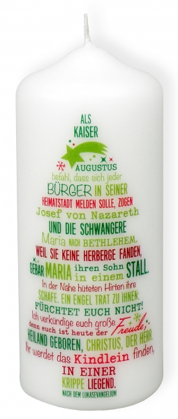 Kerze - Weihnachtsgeschichte