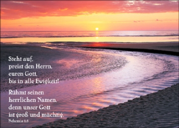 Postkartenserie "Steht auf, preist den Herrn"
