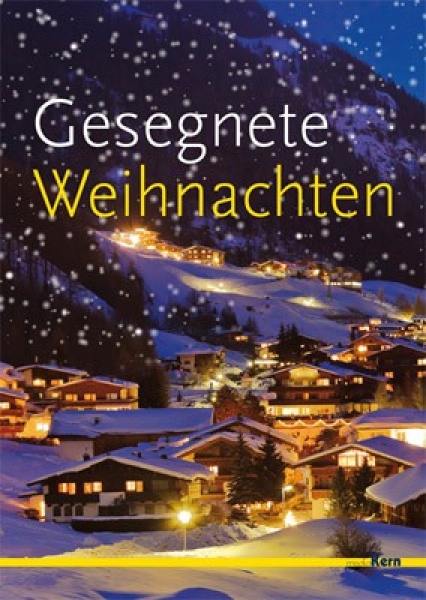 Aufstell-Karte "Gesegnete Weihnachten" - Peter Hahne