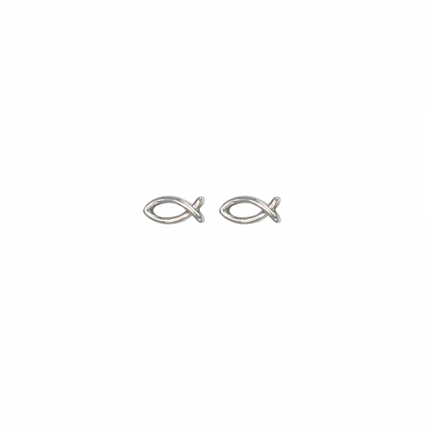 Ohrstecker - Ichthys - 925er Sterlingsilber