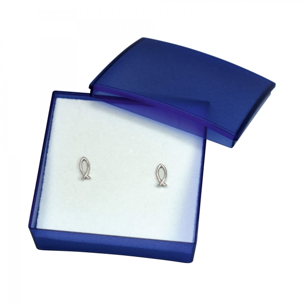 Ohrstecker - Ichthys - 925er Sterlingsilber