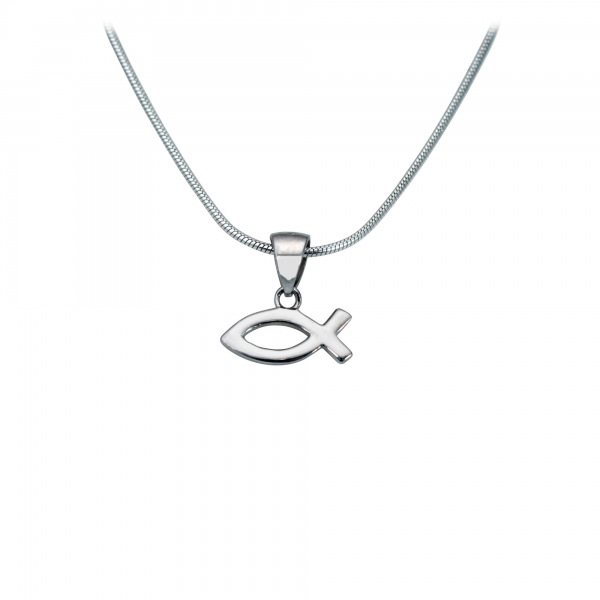 Halskette - Ichthys - 925er Sterlingsilber