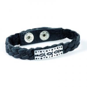 Armband "Fische" - variabel schwarz