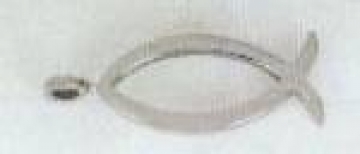 Anhänger "Fisch" - Edelstahl