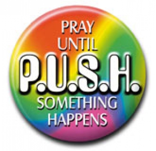 Ansteckbutton "P.U.S.H."