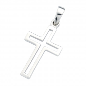 Anhänger "Kreuz" - ausgestanzt Sterlingsilber