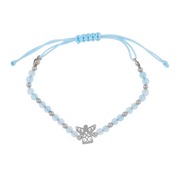 Echtstein-Armband "Engel"