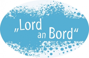 Aufkleber "Lord an Bord"