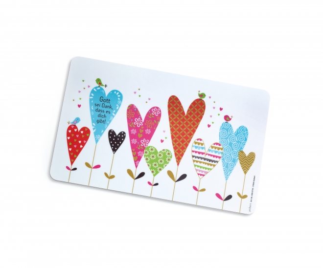 Frühstücksbrettchen "Gott sei dank, dass es dich gibt!"