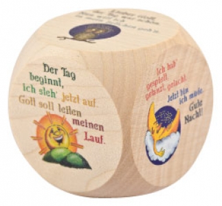 Gebetswürfel "Morgen- und Abendgebete"