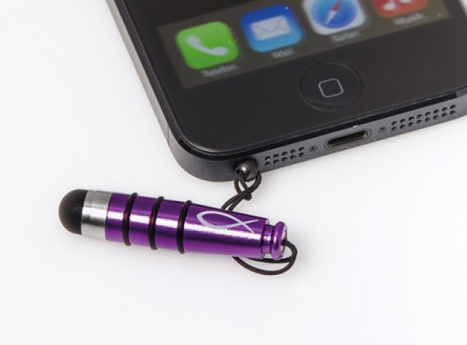 Handy-Anhänger mit Touchscreen-Bedienstift "Fisch"