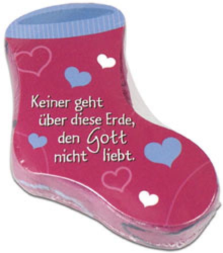 Sneaker Socken für Mädchen "Keiner geht über die Erde..."