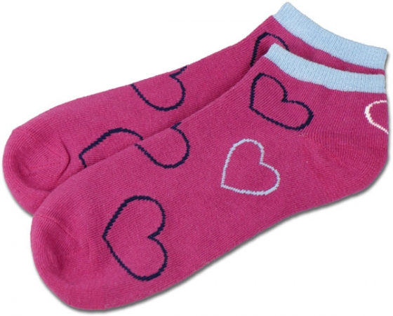 Sneaker Socken für Mädchen "Keiner geht über die Erde..."