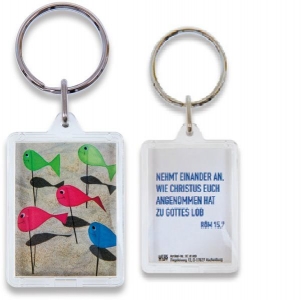 Schlüsselanhänger "Nehmt einander an, wie Christus..."