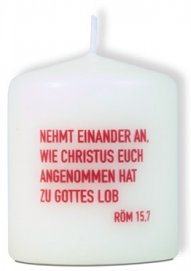 Kerze "JL 2015" - Mini