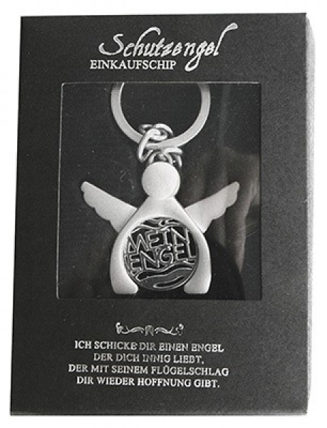 Schlüsselanhänger mit Chip "Mein Engel"