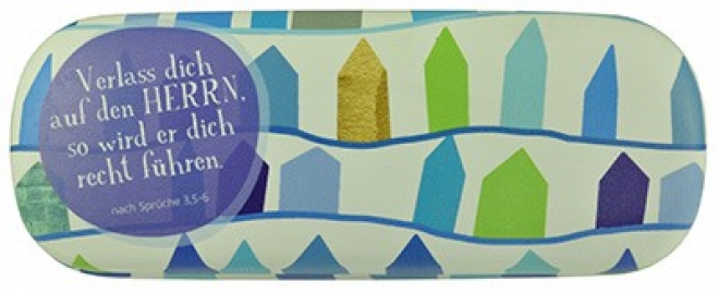 Brillen-Etui "Verlasse dich auf den Herrn..."