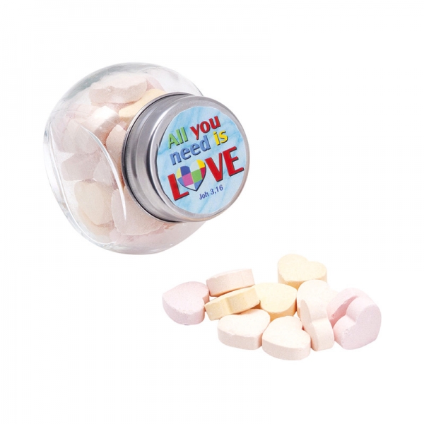 Bonbonglas "All you need is Love"