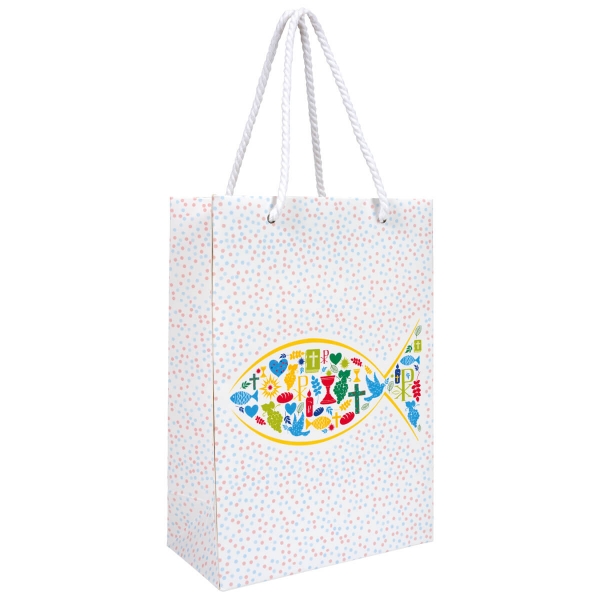 Geschenktasche "Fisch" - Konfirmation/Kommunion