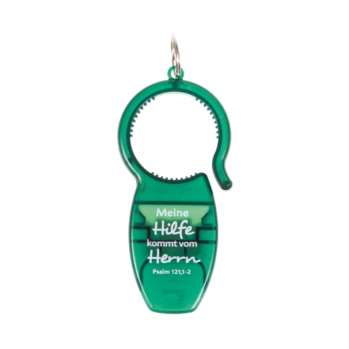 Öffnerhilfe mit Kapselheber "Meine Hilfe kommt vom Herrn"