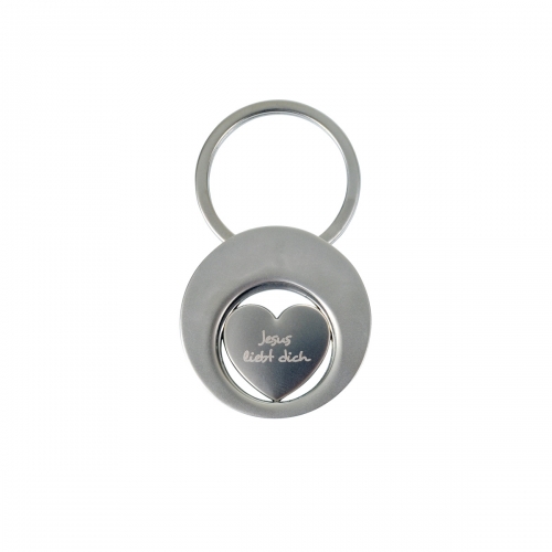 Schlüsselanhänger "Metall-Herz"