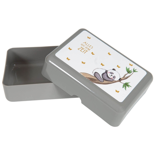 Brotdose Panda "Alles hat seine Zeit"