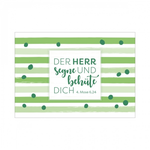 Postkarte "Der Herr segne und behüte Dich"