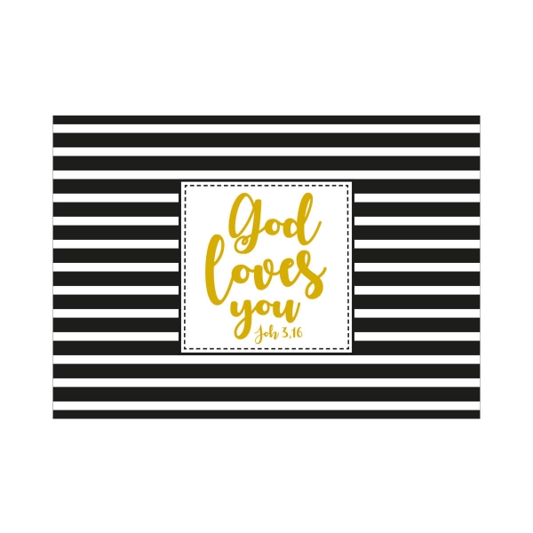 Postkarte "God loves you" - Konfirmation