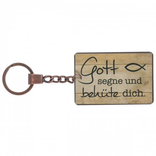 Schlüsselanhänger "Gott segne und behüte dich"