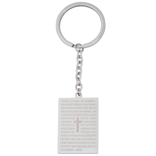 Schlüsselanhänger "Vater Unser" - Metall
