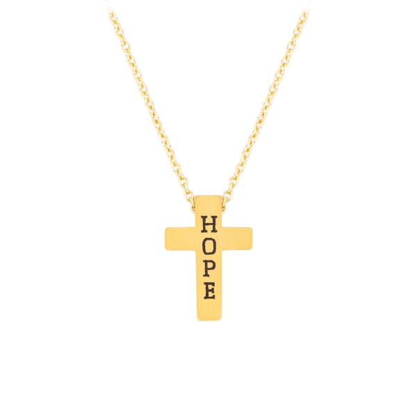 Halskette Kreuz "Hope"