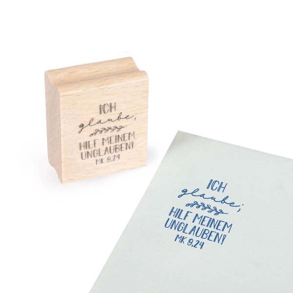 Holzstempel "Jahreslosung 2020"