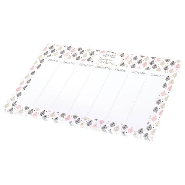 Haftnotizblock "Wochenplaner"