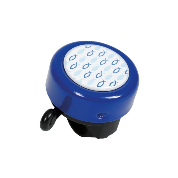 Fahrradklingel "Fische" - blau