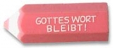 Radiergummistift "Gottes Wort bleibt"