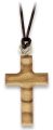 Halskette "Kreuz" - aus Olivenholz